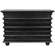 Ascona Small Chest, Hand Rubbed Black by NOIR