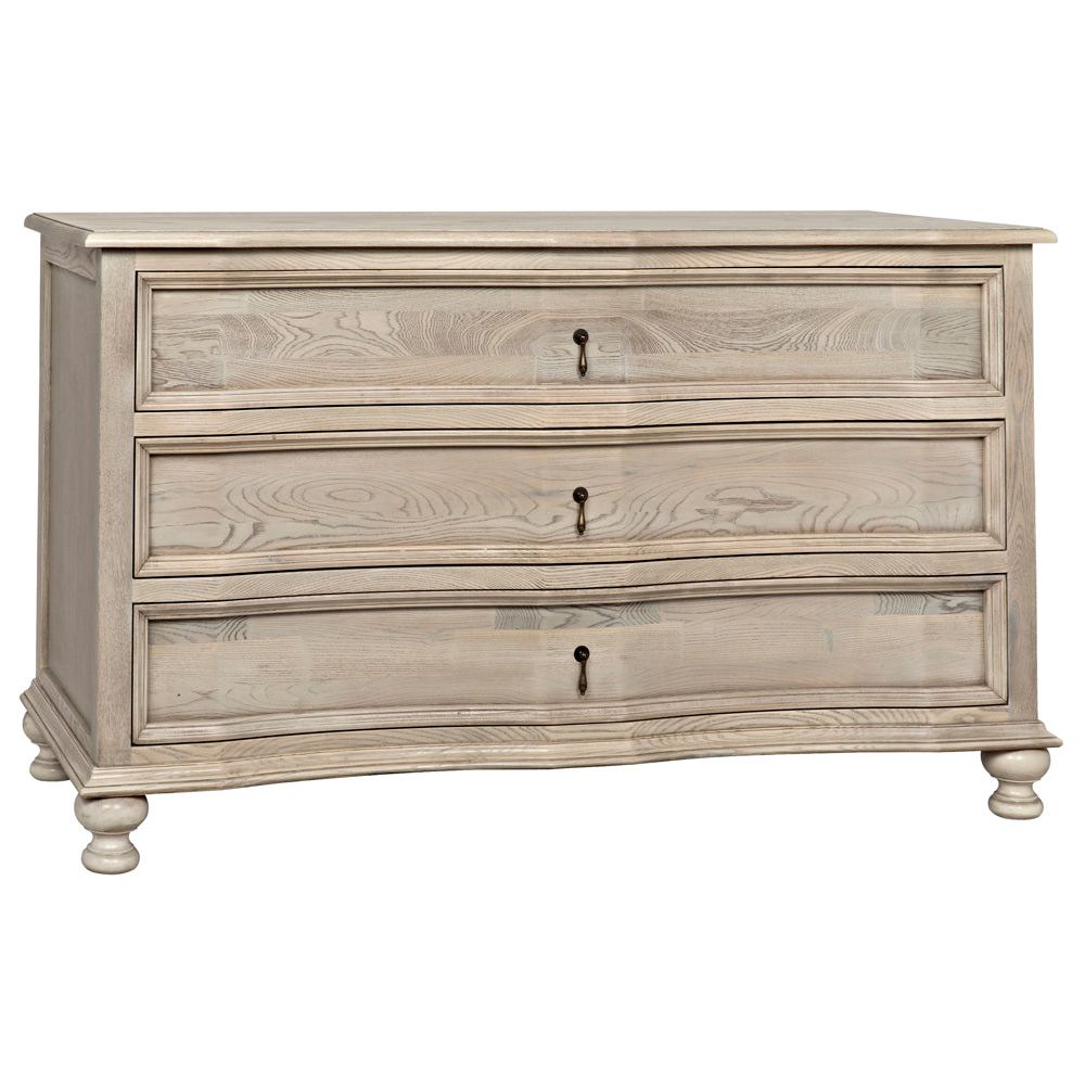 Curved Front 3 Drawer Chest by NOIR
