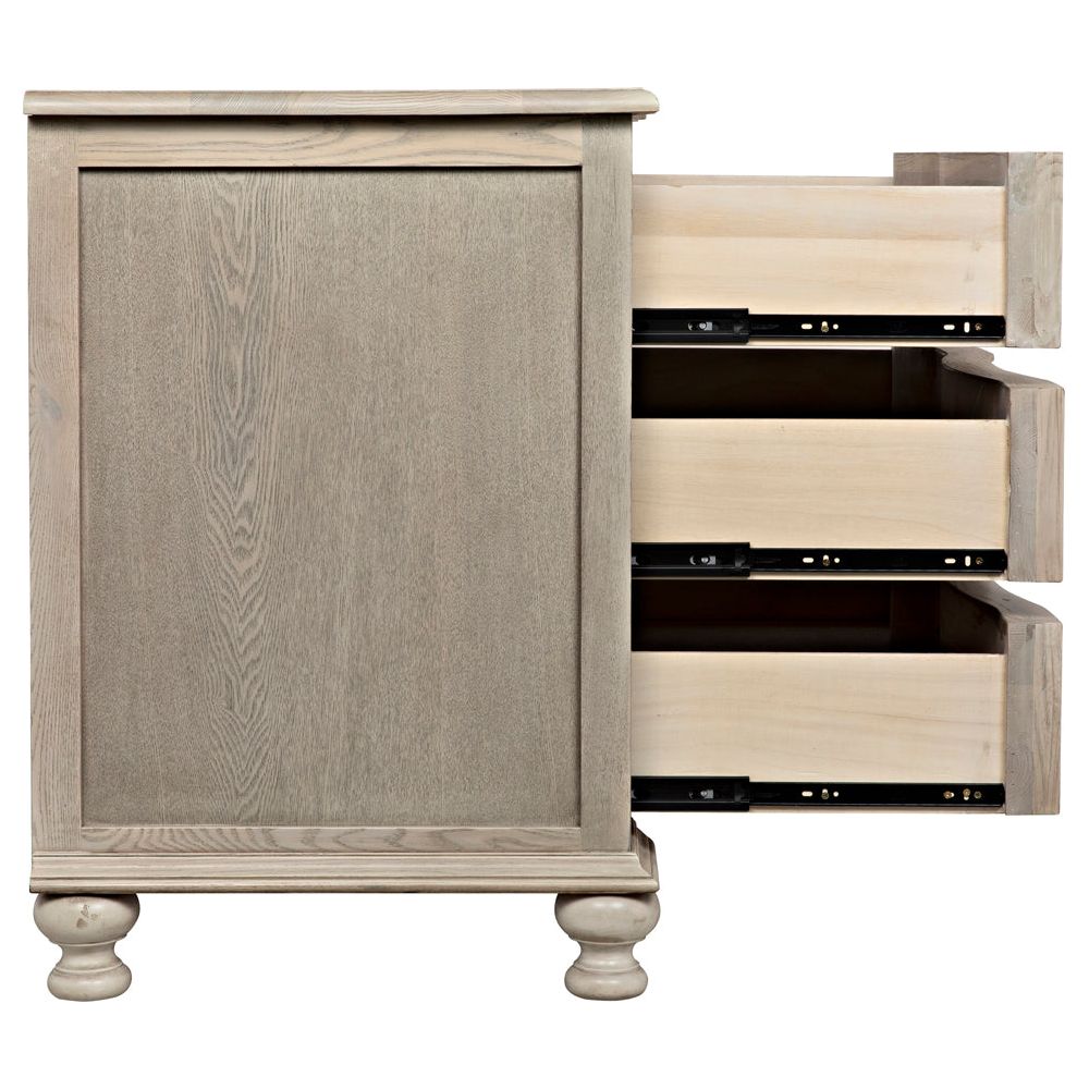 Curved Front 3 Drawer Chest by NOIR