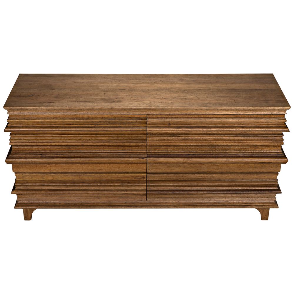 Bernard 6 Drawer, Dark Walnut by NOIR
