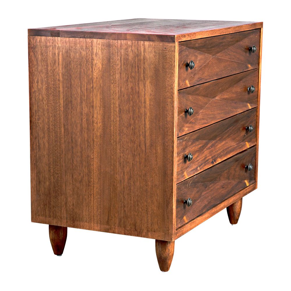 Diamond Chest, Dark Walnut by NOIR