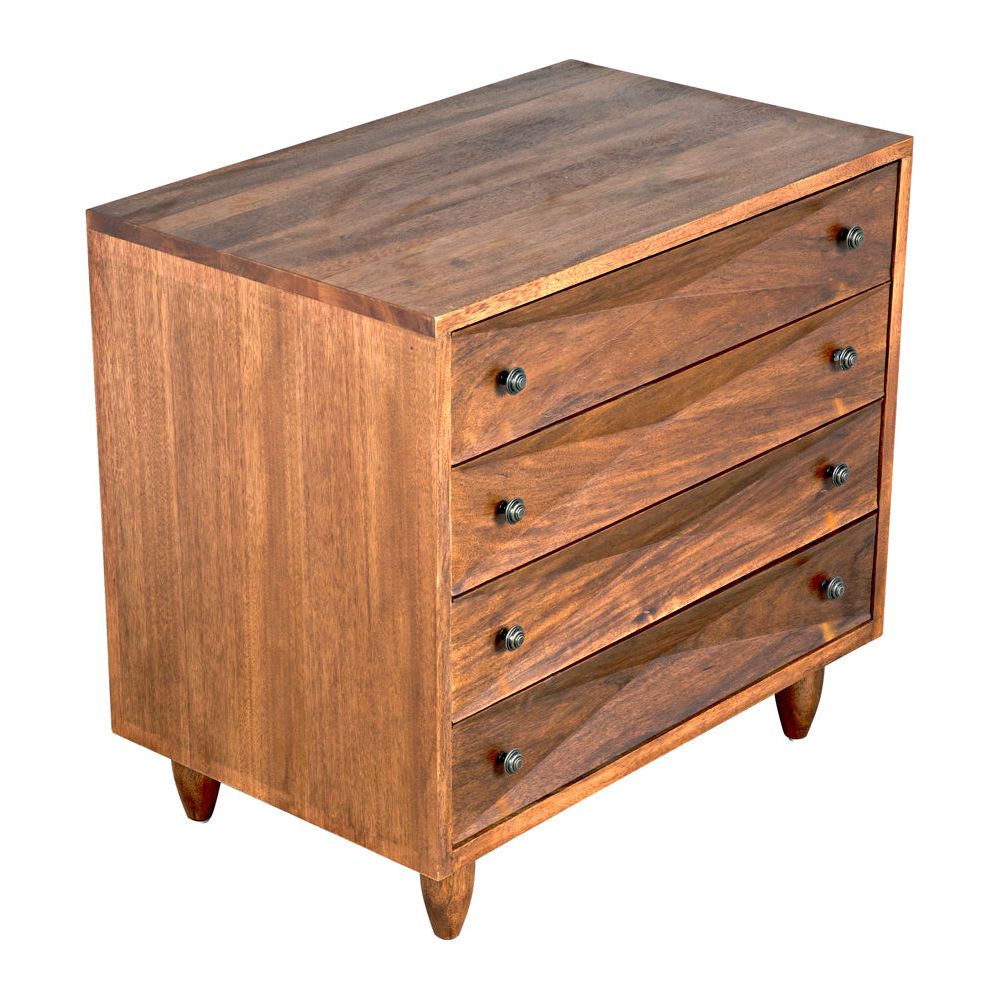 Diamond Chest, Dark Walnut by NOIR