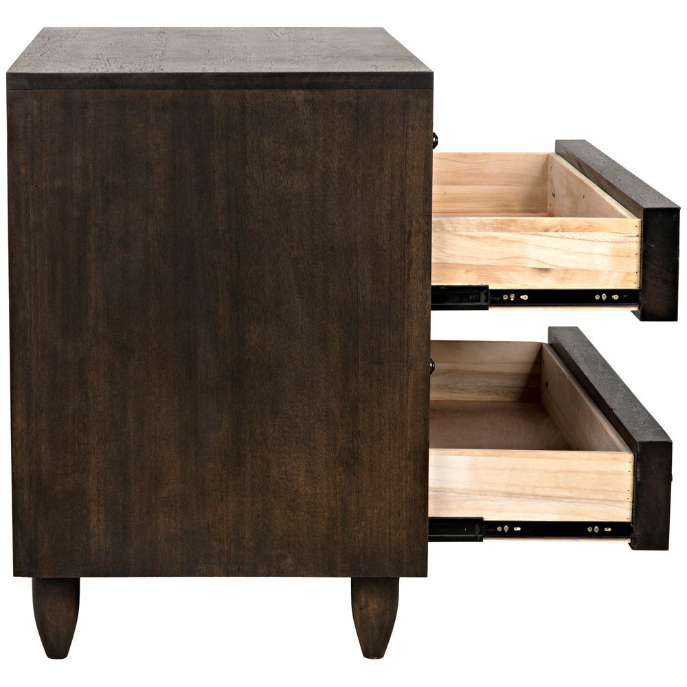 Diamond Chest, Ebony Walnut by NOIR