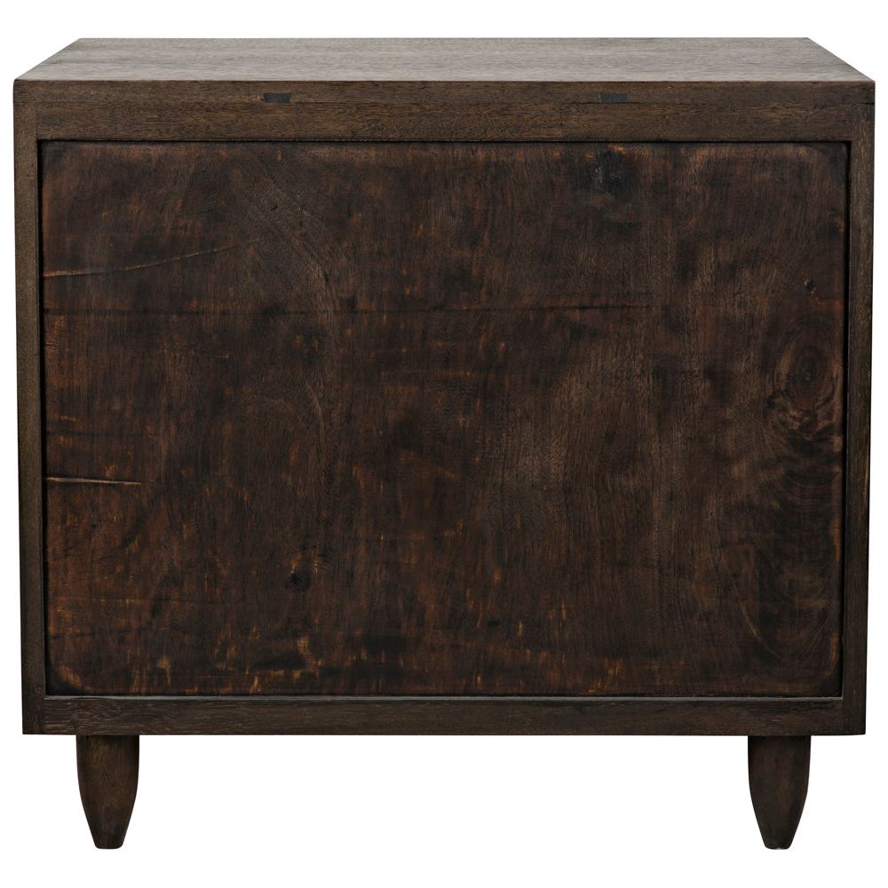 Diamond Chest, Ebony Walnut by NOIR