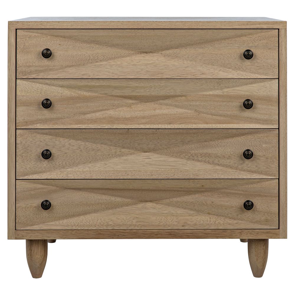 Diamond Chest, Washed Walnut by NOIR