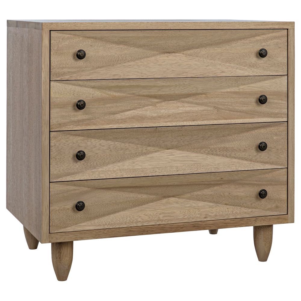 Diamond Chest, Washed Walnut by NOIR