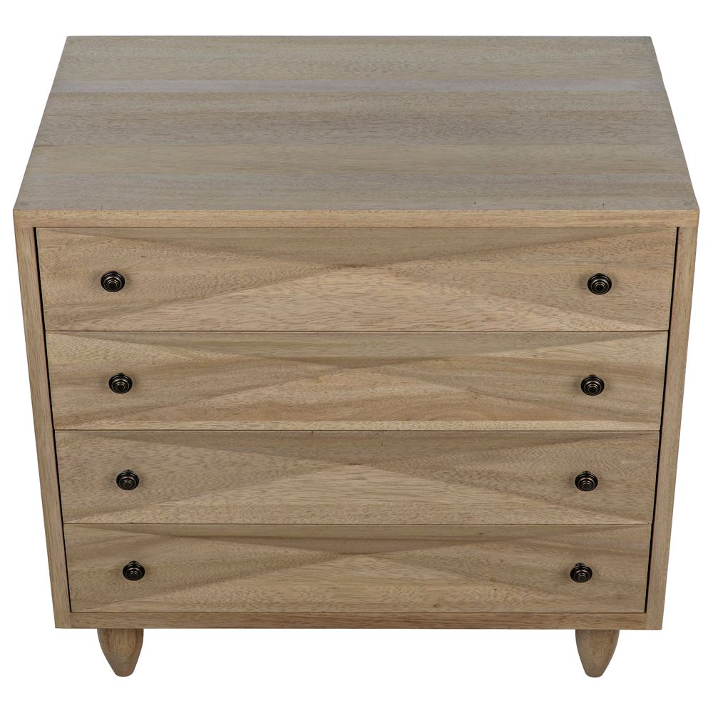 Diamond Chest, Washed Walnut by NOIR