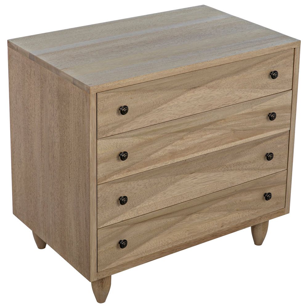 Diamond Chest, Washed Walnut by NOIR