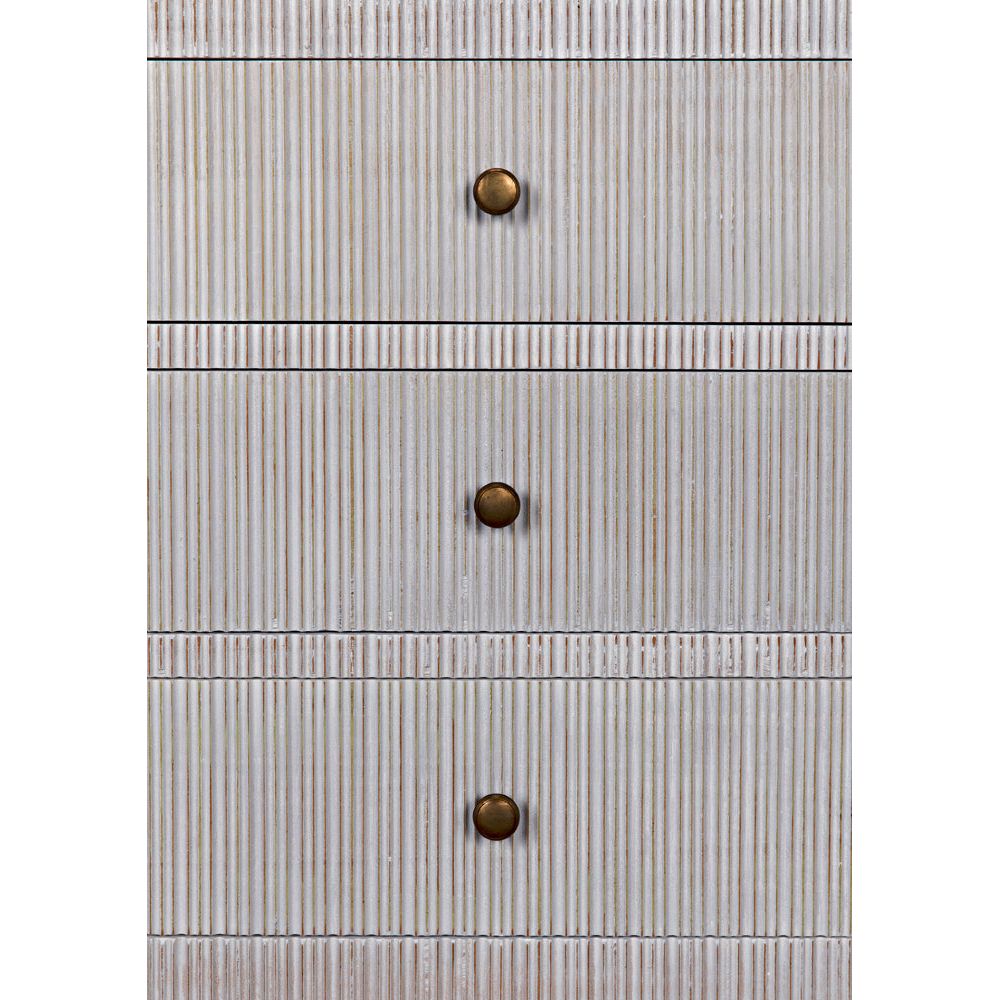 Conrad 6 Drawer Dresser, White Wash by NOIR