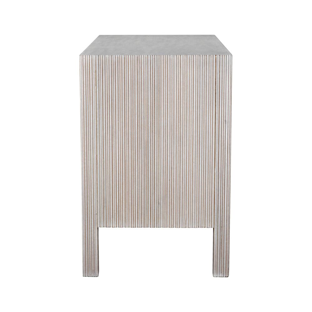 Conrad 6 Drawer Dresser, White Wash by NOIR