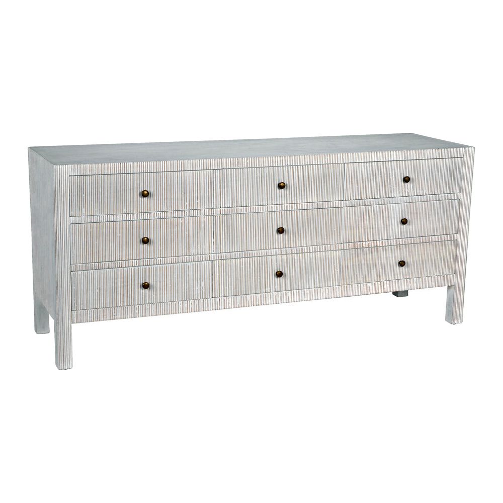 Conrad 9 Drawer Dresser, White Wash by NOIR