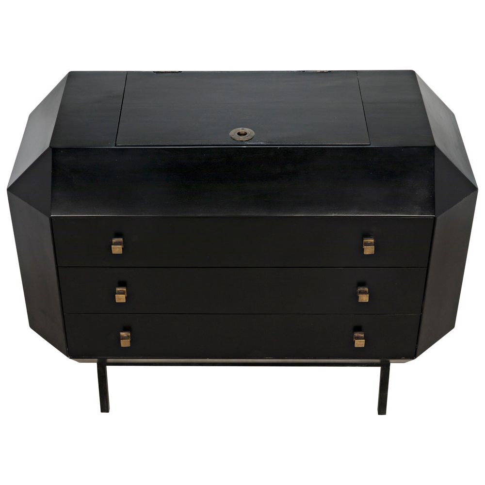 Rhiana Dresser, Hand Rubbed Black by NOIR