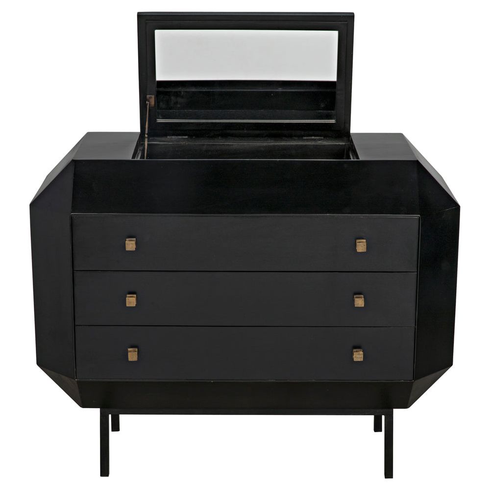 Rhiana Dresser, Hand Rubbed Black by NOIR