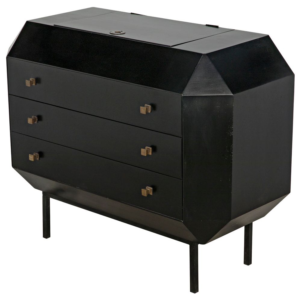 Rhiana Dresser, Hand Rubbed Black by NOIR
