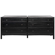 Hampton 6 Drawer Dresser, Hand Rubbed Black by NOIR