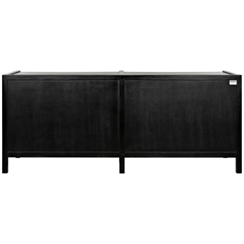 Hampton 6 Drawer Dresser, Hand Rubbed Black by NOIR