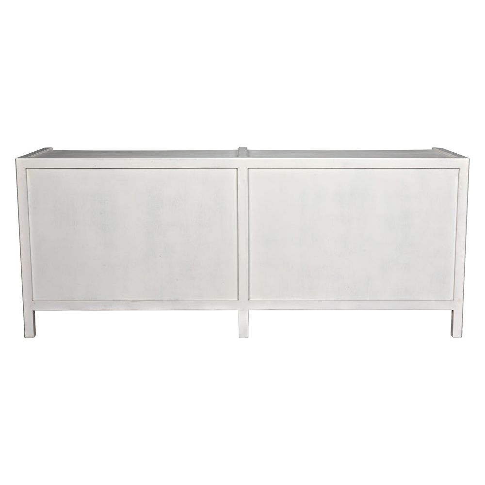Hampton 6 Drawer Dresser, White Wash by NOIR