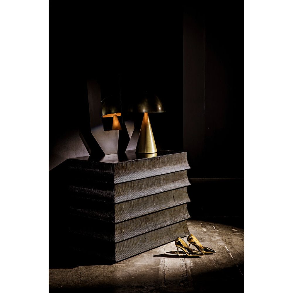 Ava Dresser, Hand Rubbed Black with Light Brown Highlights by NOIR