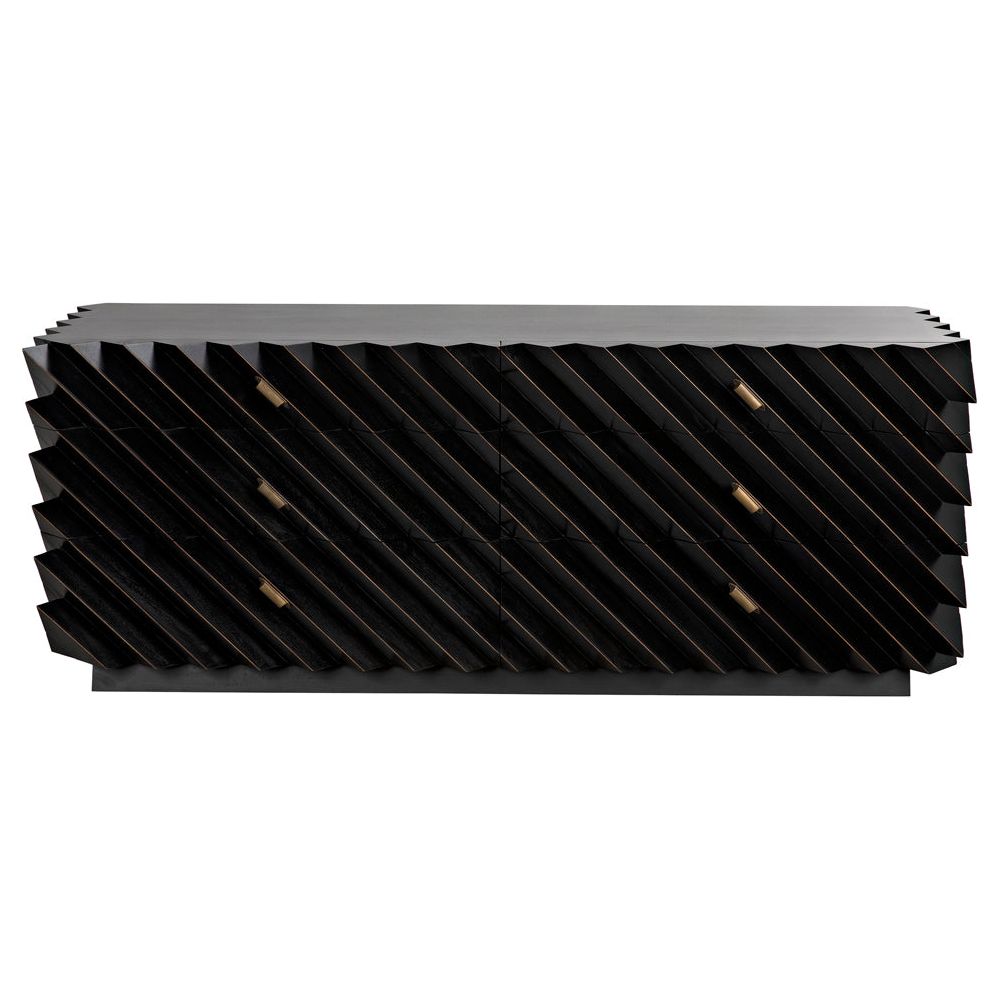 Hikaru Dresser, Hand Rubbed Black by NOIR