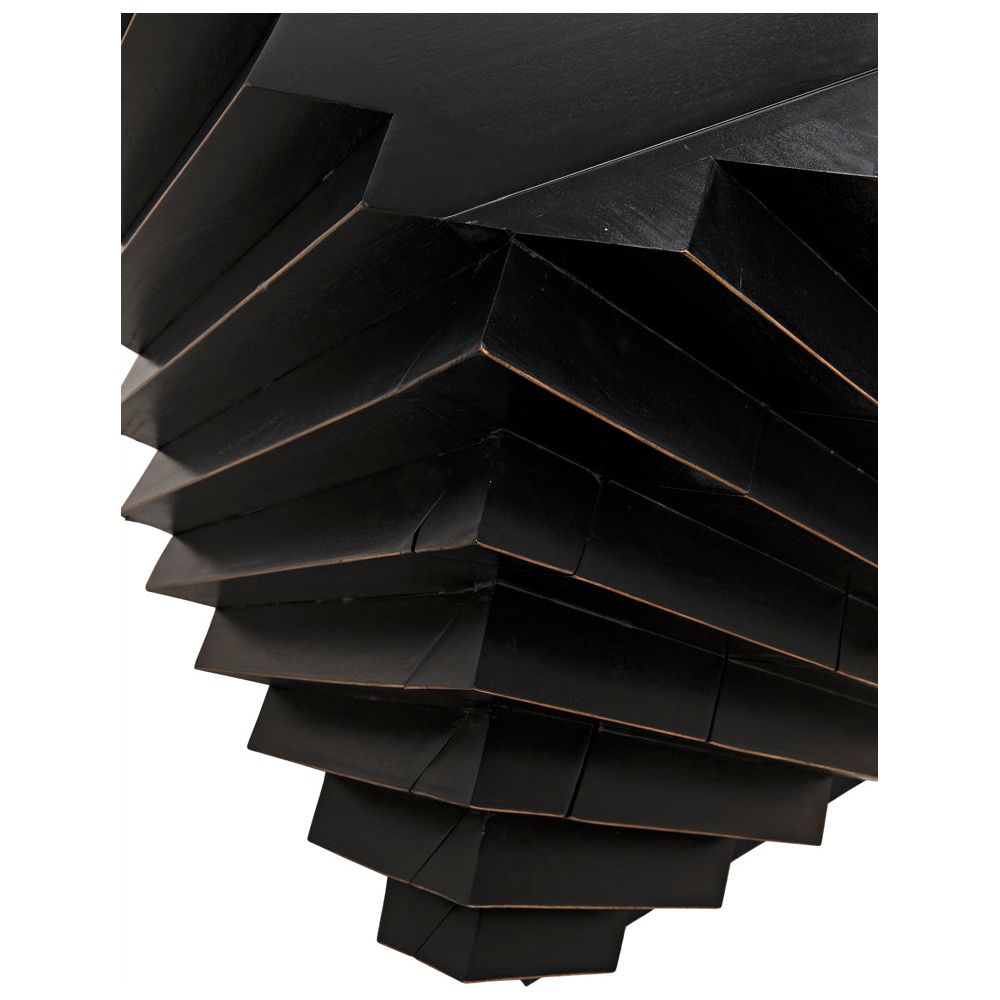 Hikaru Dresser, Hand Rubbed Black by NOIR