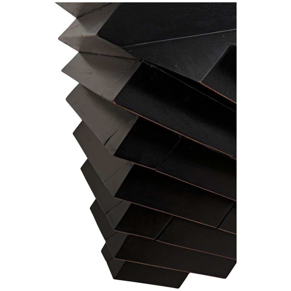 Hikaru Dresser, Hand Rubbed Black by NOIR