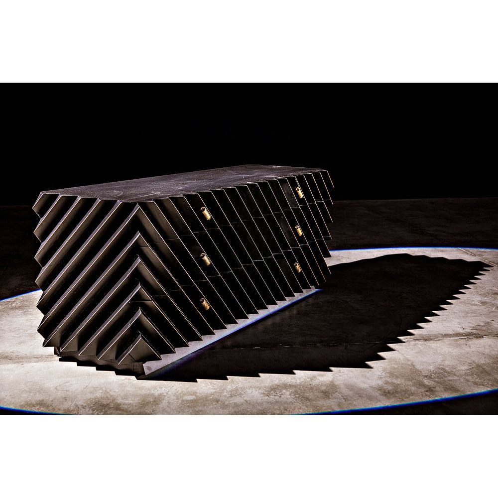 Hikaru Dresser, Hand Rubbed Black by NOIR