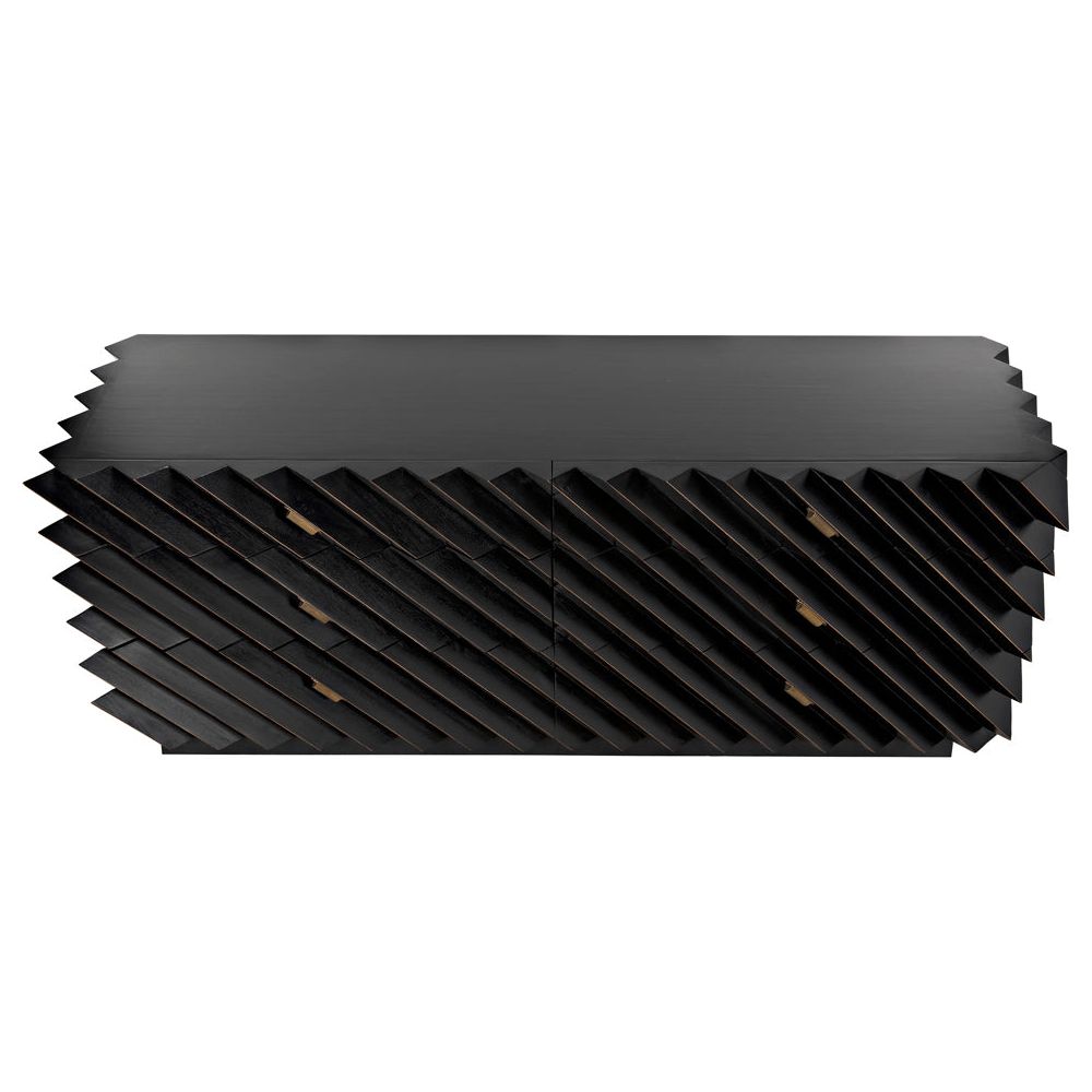 Hikaru Dresser, Hand Rubbed Black by NOIR