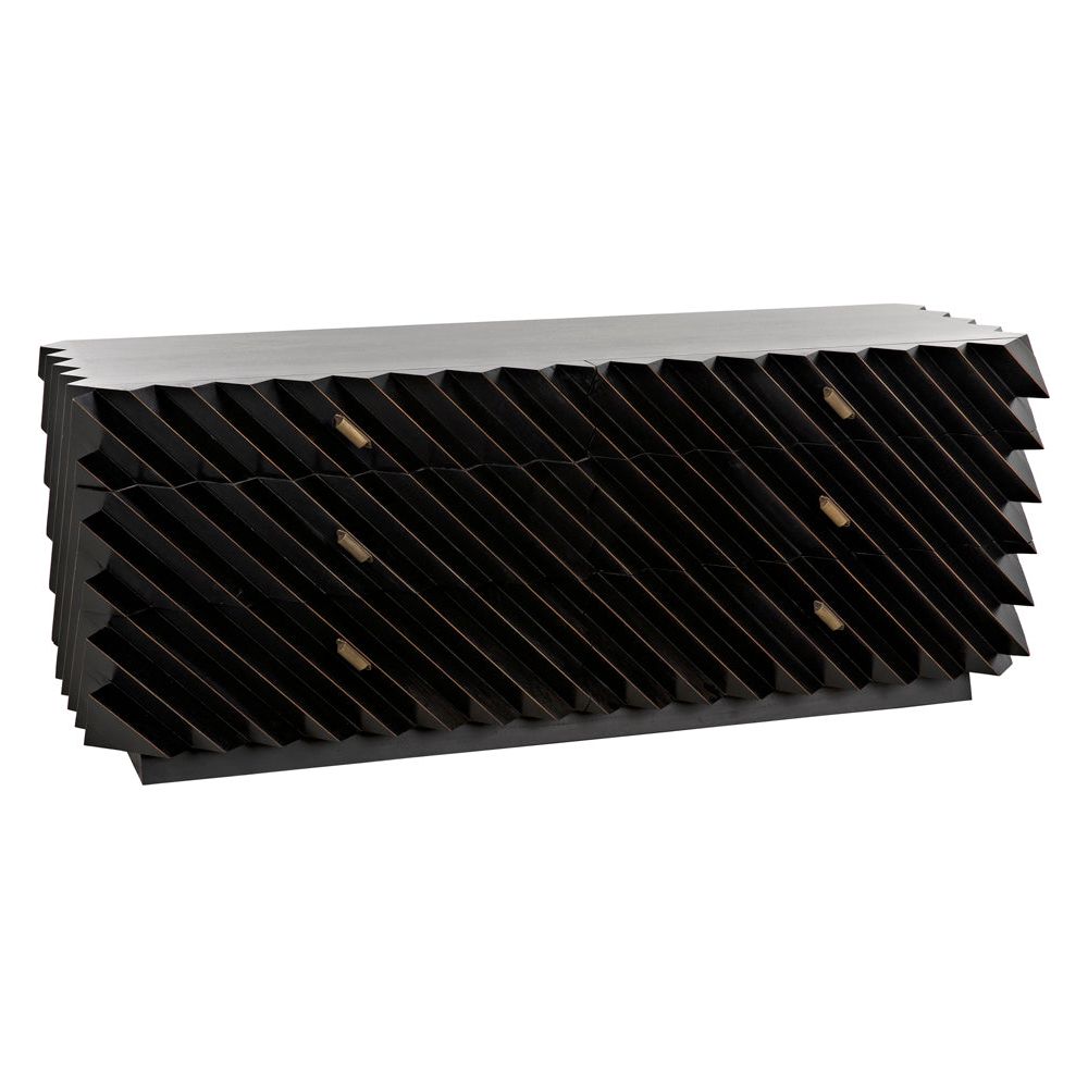 Hikaru Dresser, Hand Rubbed Black by NOIR