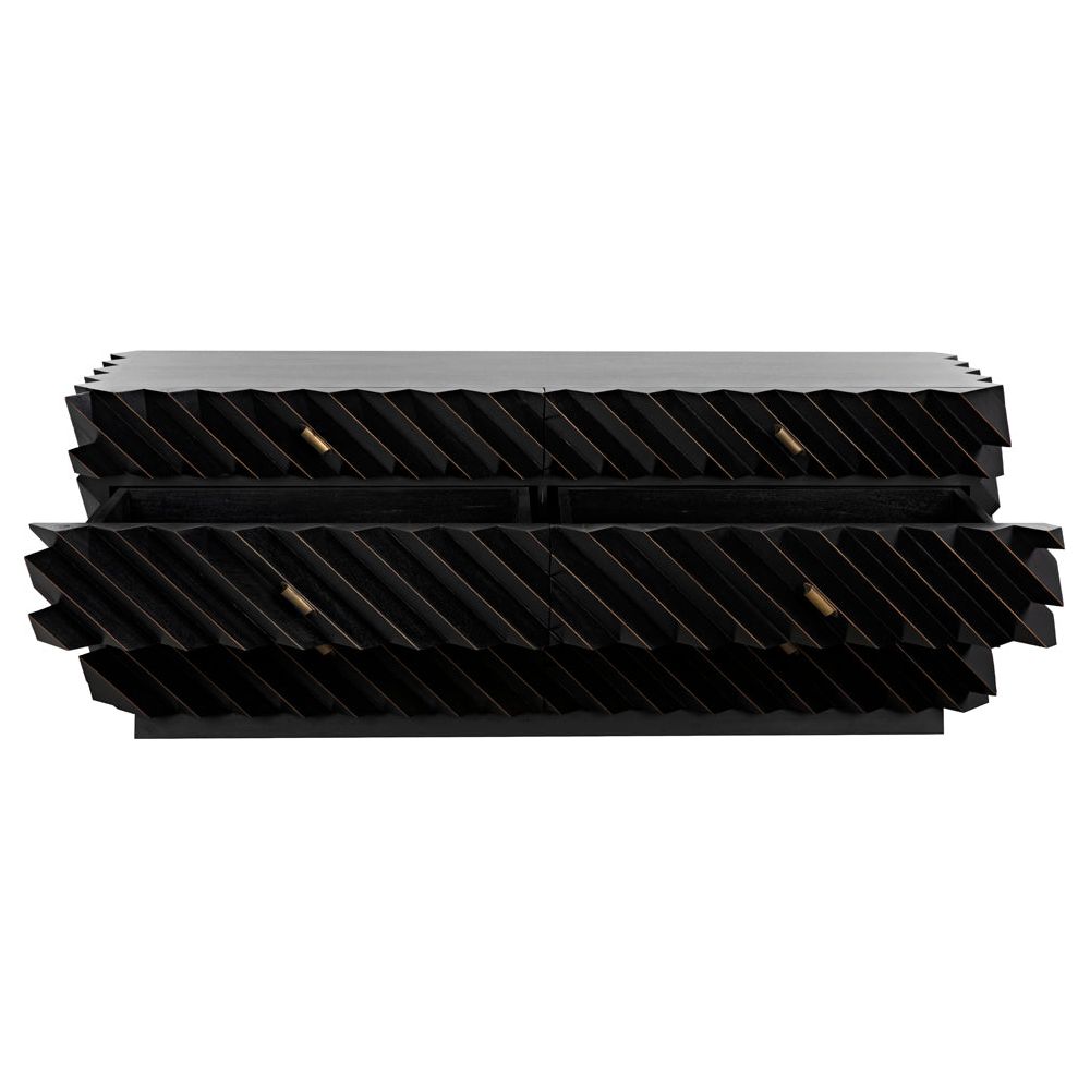 Hikaru Dresser, Hand Rubbed Black by NOIR