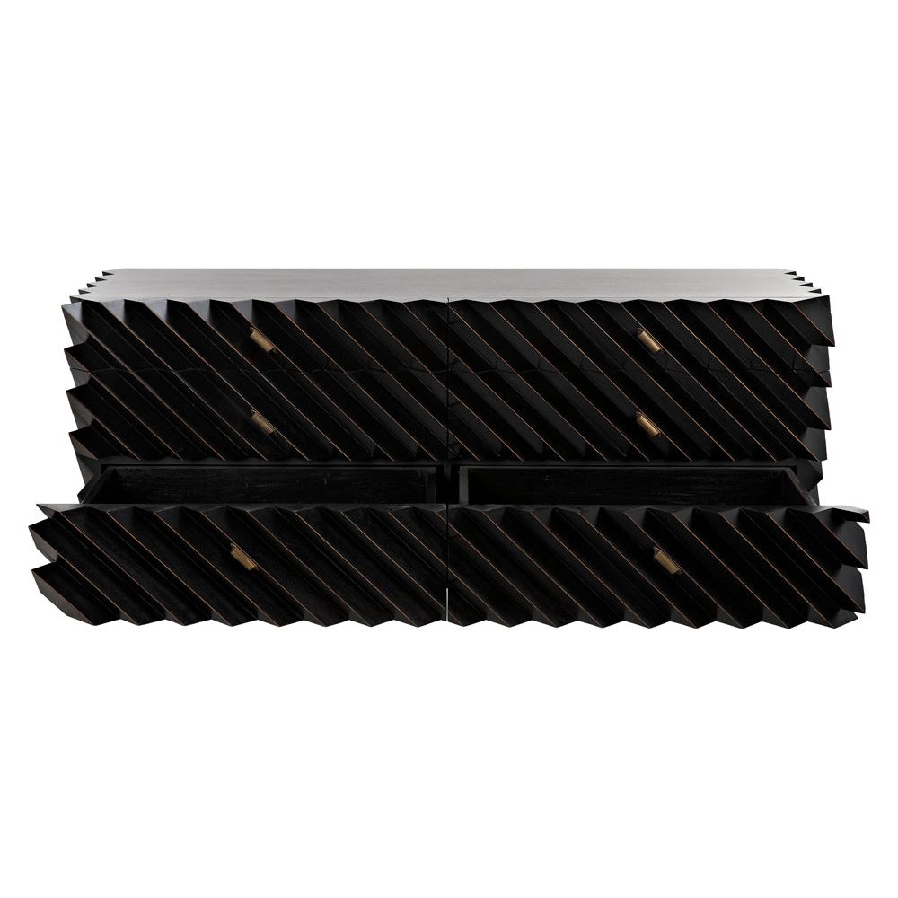 Hikaru Dresser, Hand Rubbed Black by NOIR