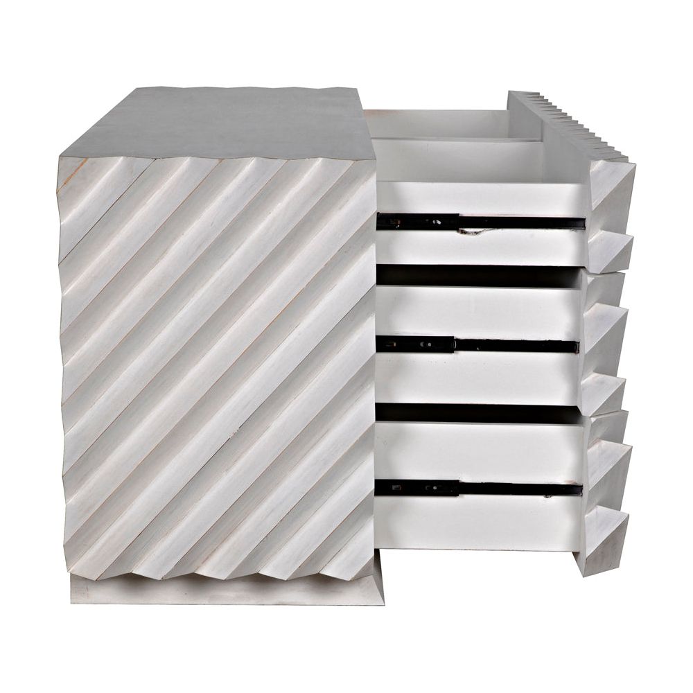 Hikaru Dresser, White Wash by NOIR