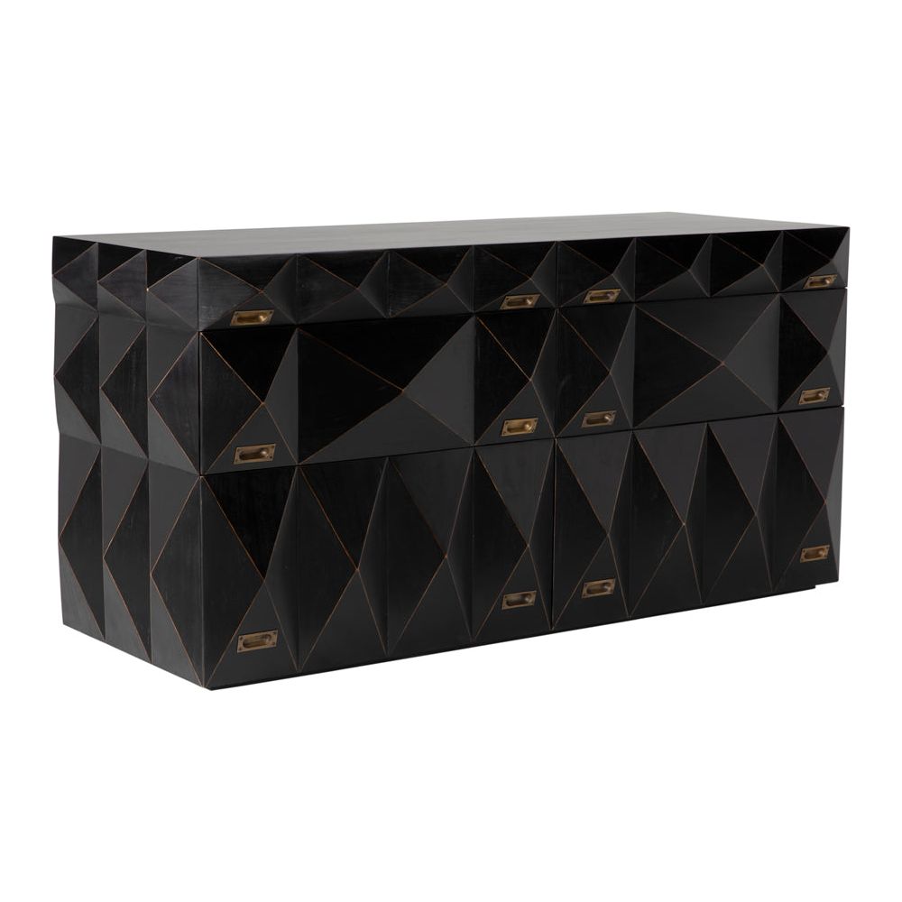 Allegra Dresser, Hand Rubbed Black by NOIR