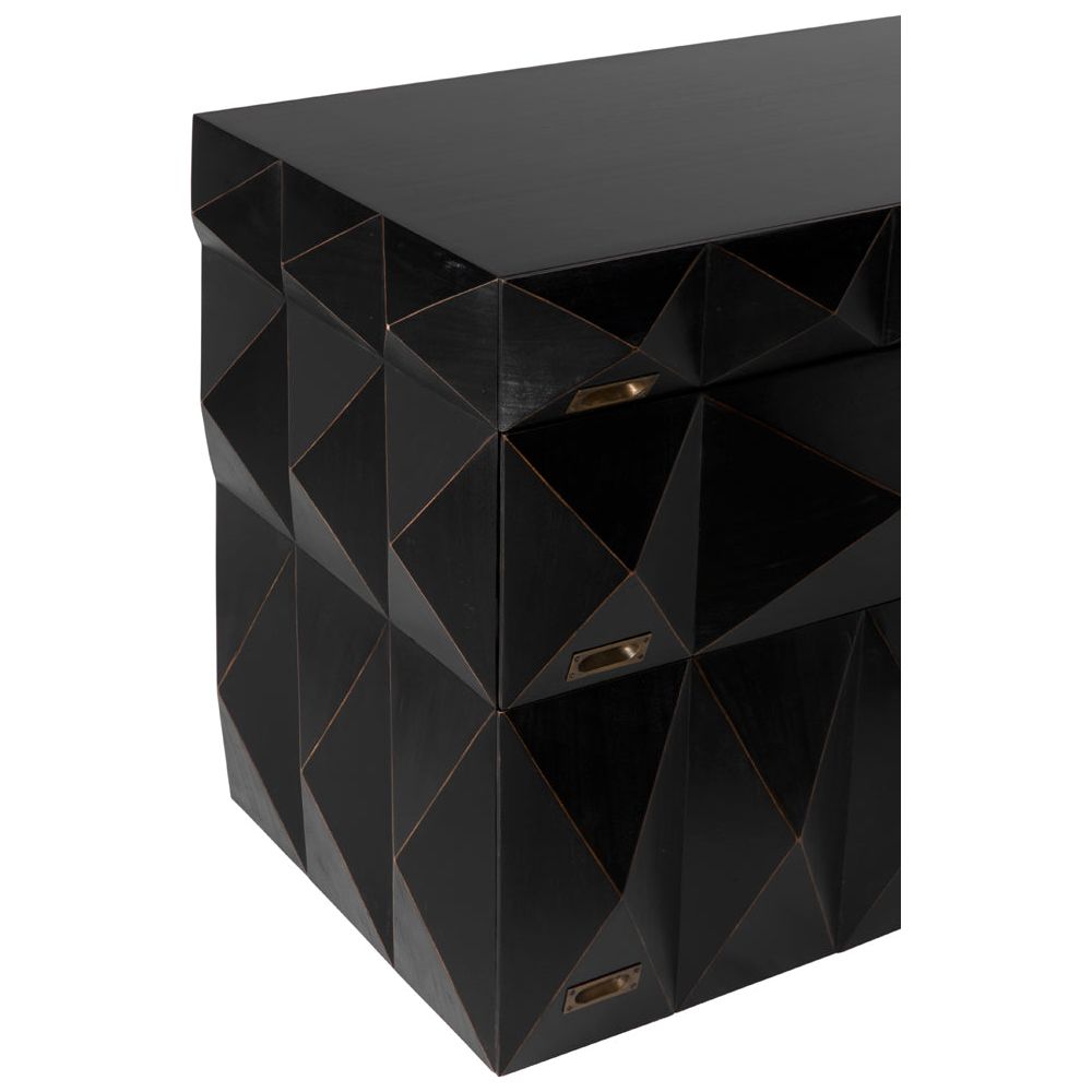 Allegra Dresser, Hand Rubbed Black by NOIR