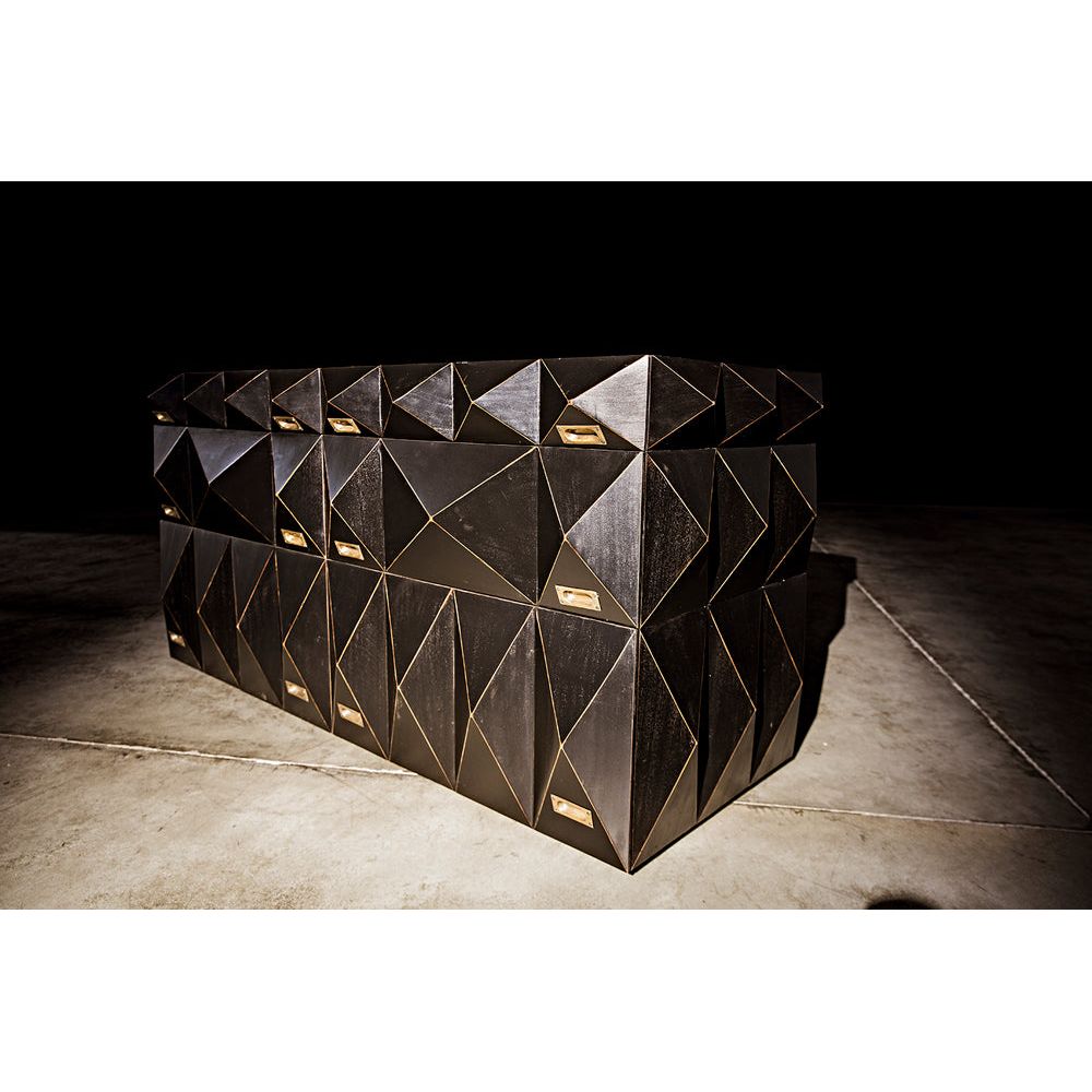 Allegra Dresser, Hand Rubbed Black by NOIR