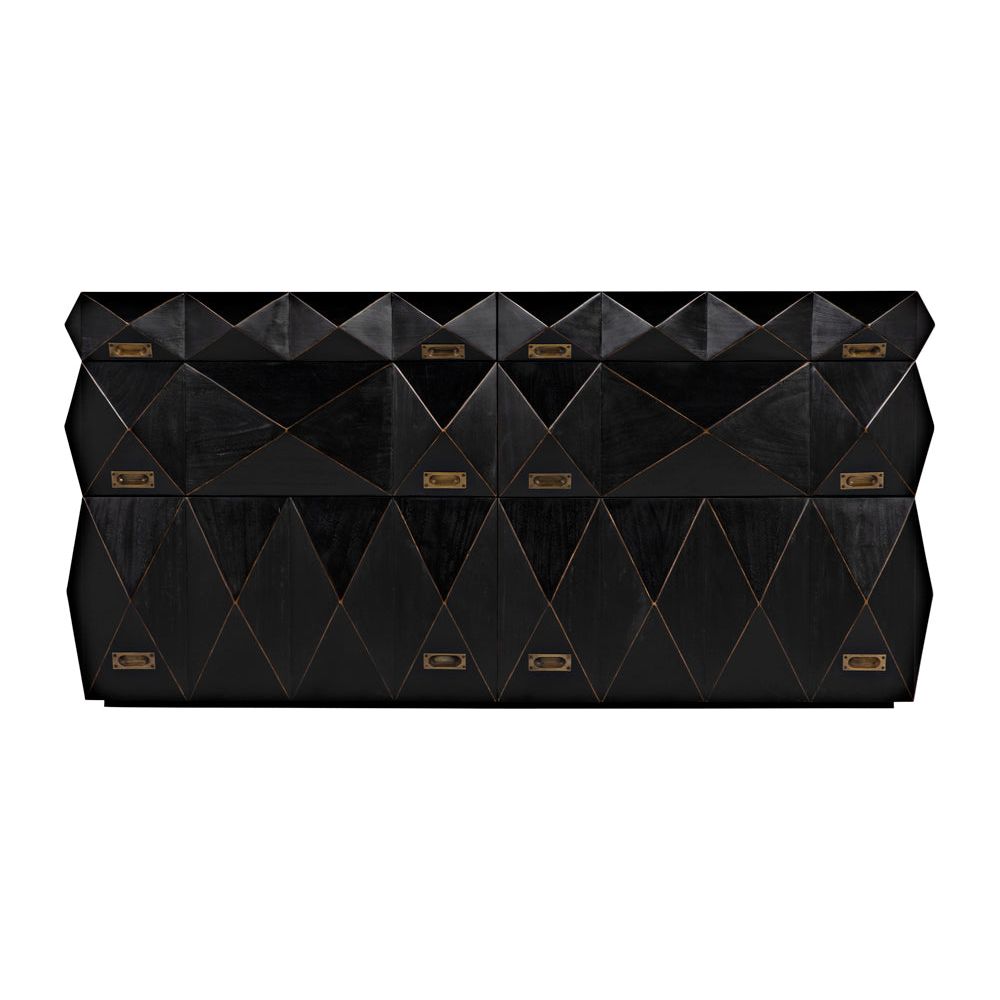 Allegra Dresser, Hand Rubbed Black by NOIR