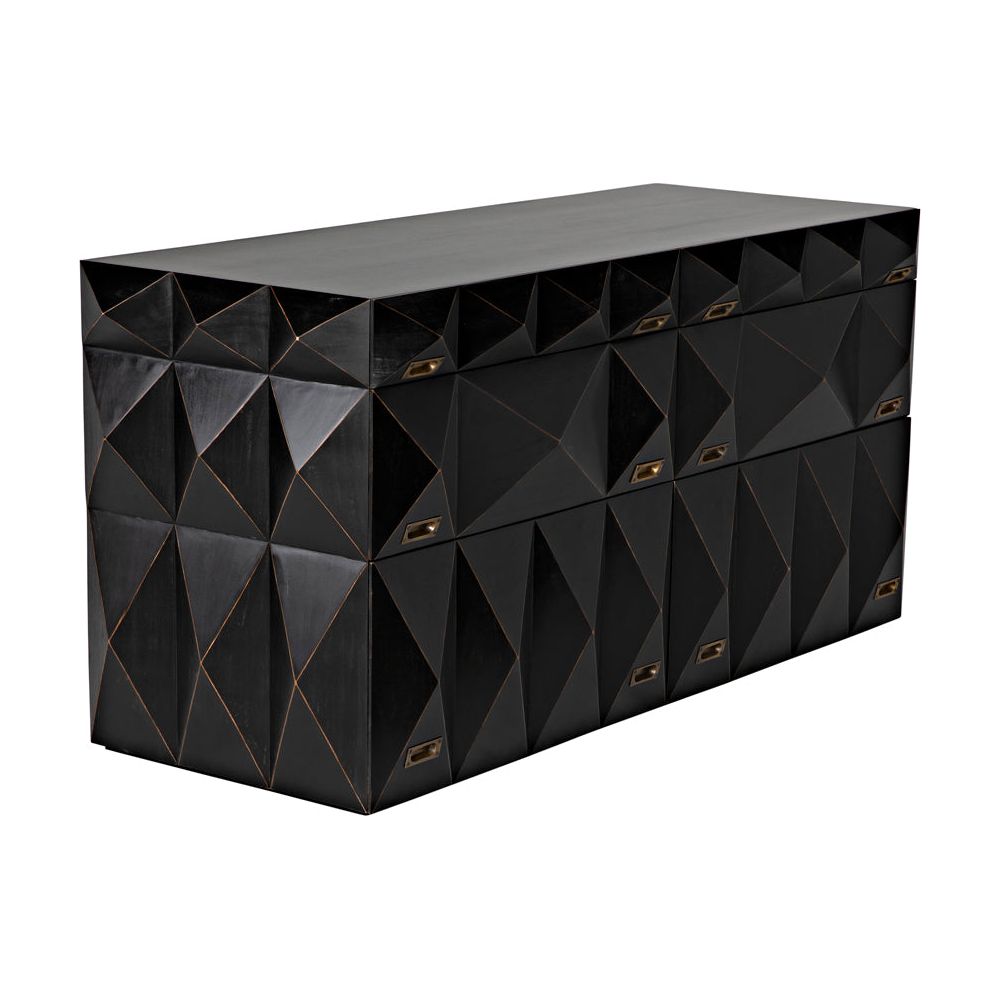 Allegra Dresser, Hand Rubbed Black by NOIR