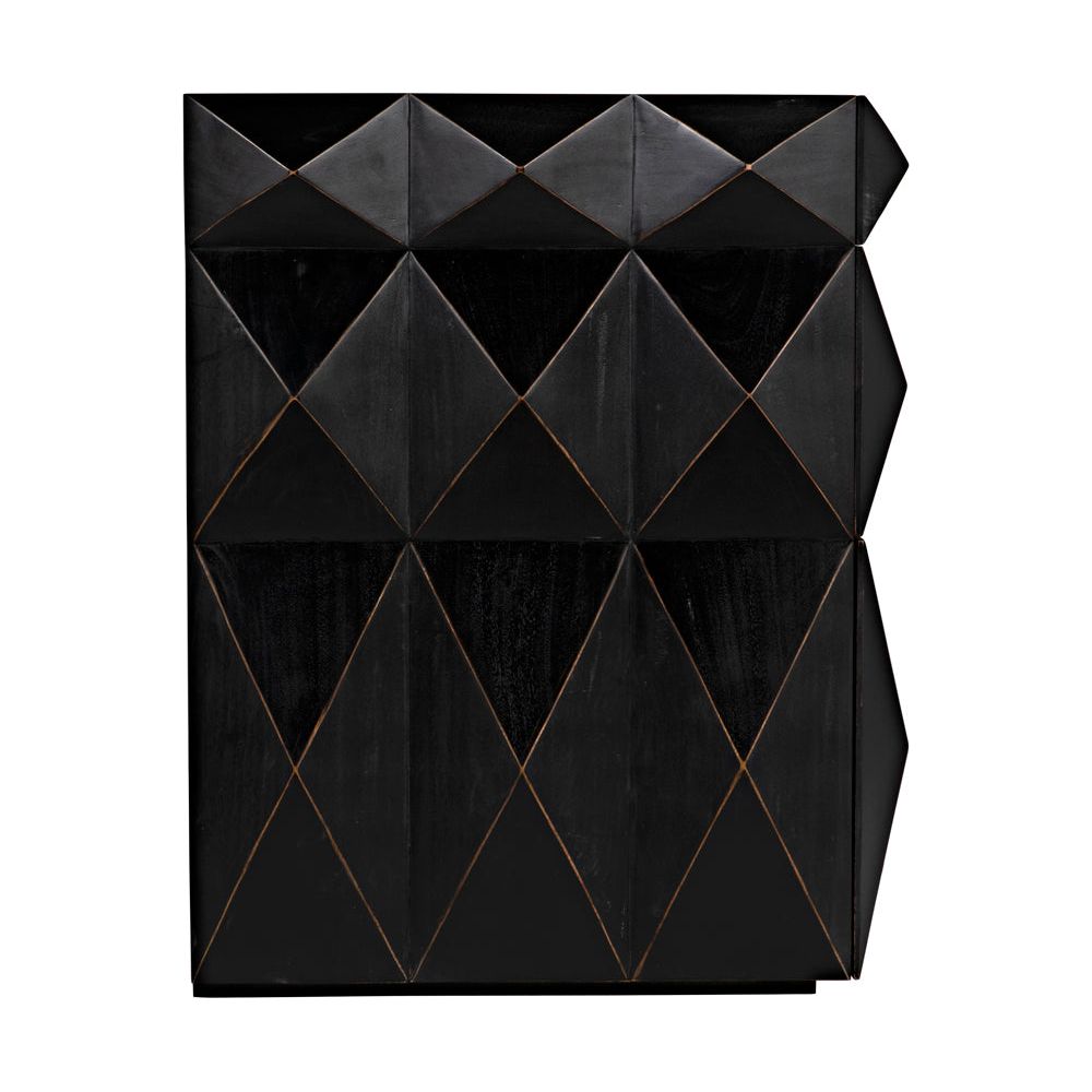 Allegra Dresser, Hand Rubbed Black by NOIR