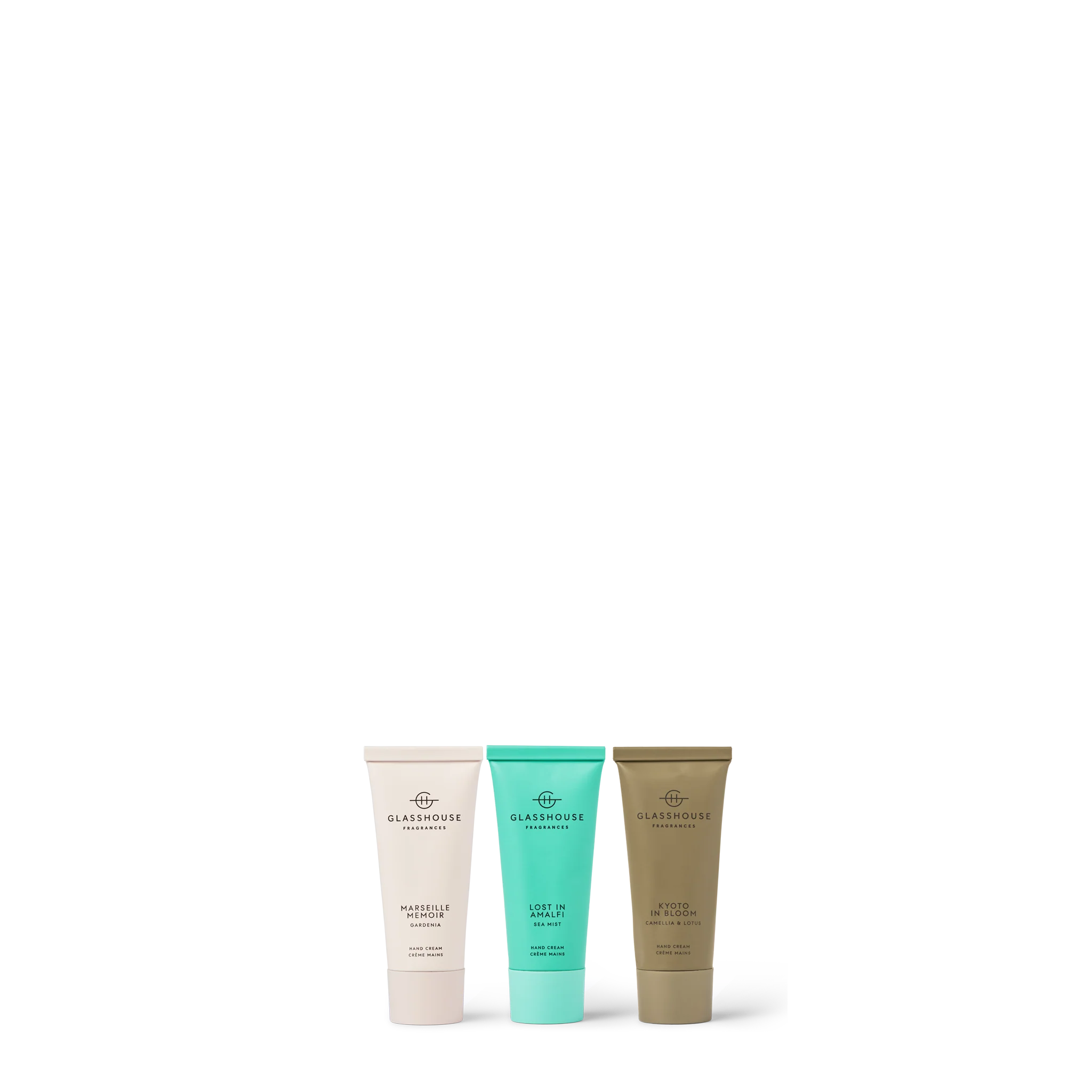 Glasshouse Fragrances Hand Cream Trio Gift Set – Assorted Scents by Glasshouse Fragrances
