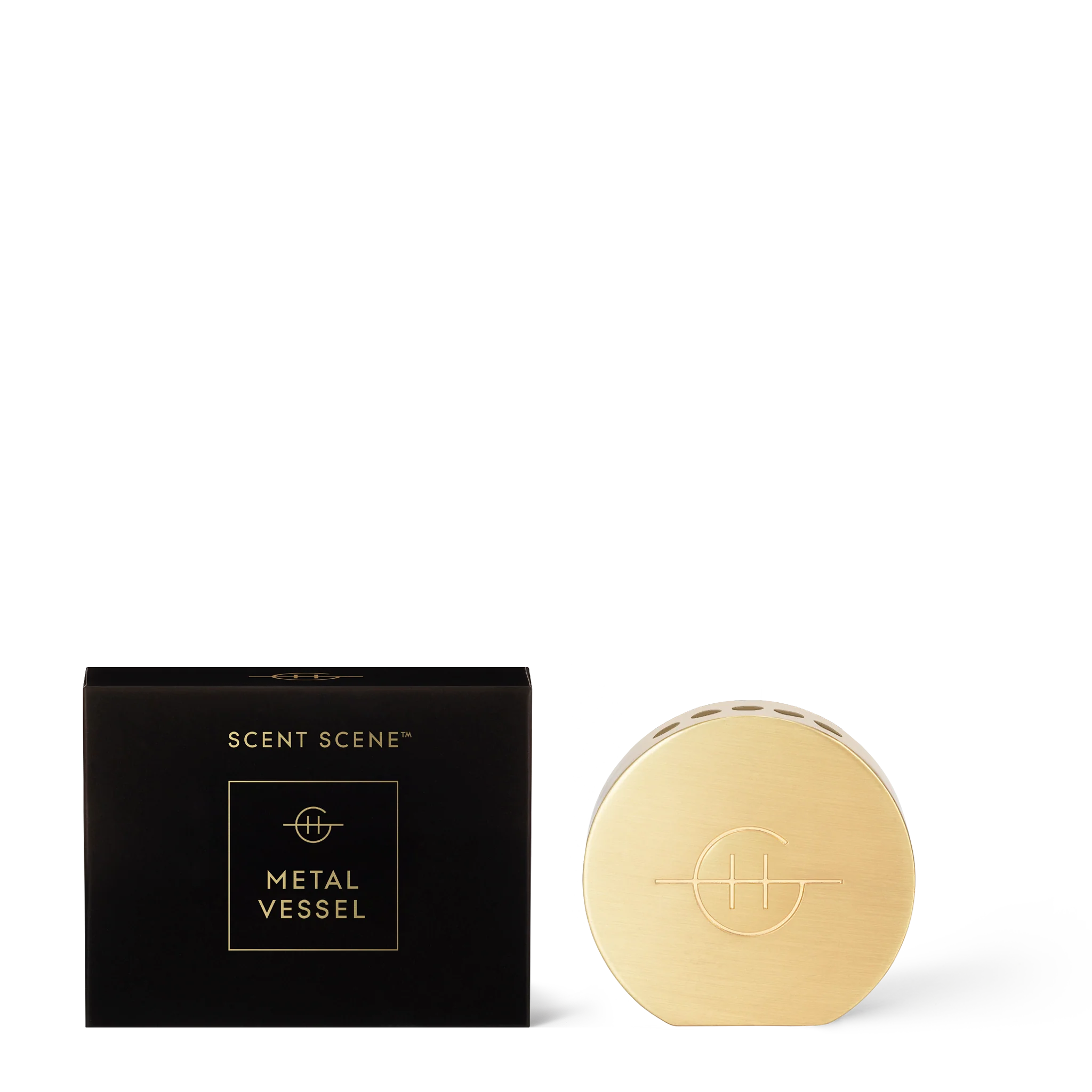 Scent Scene™ Metal Vessel – Gold by Glasshouse Fragrances