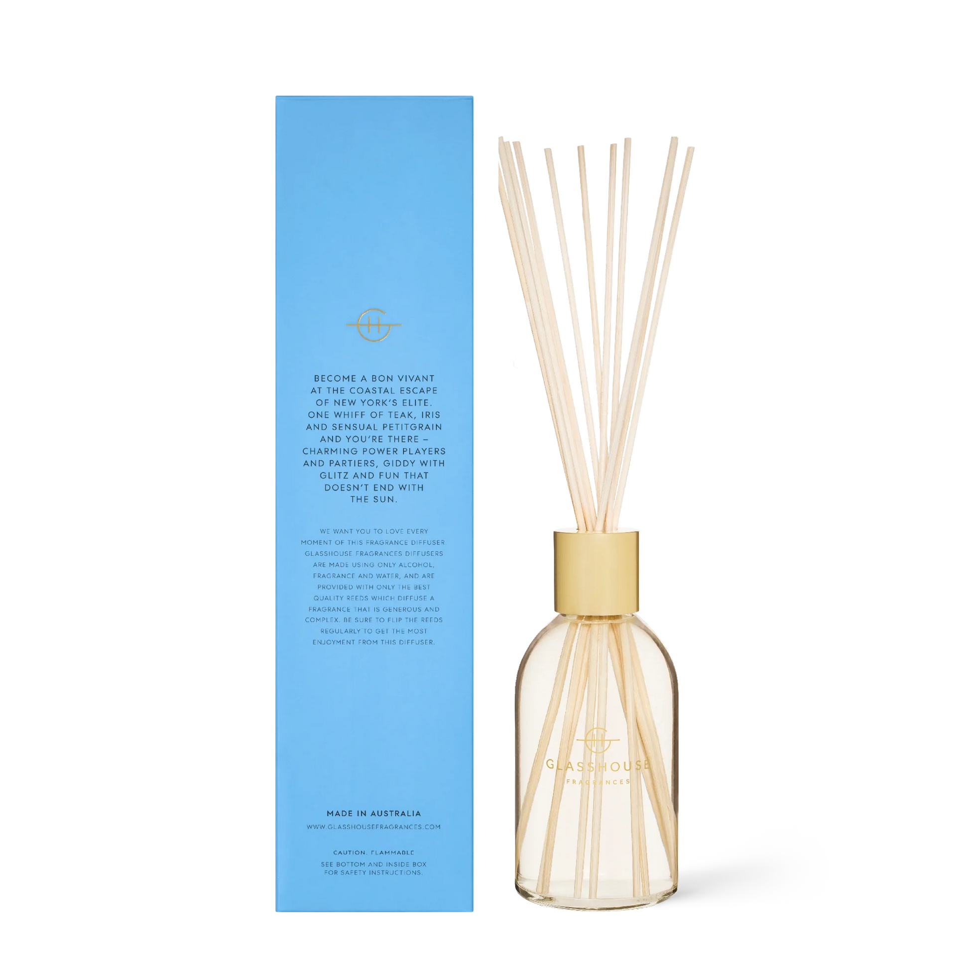 8.4fl oz The Hamptons Diffuser by Glasshouse Fragrances