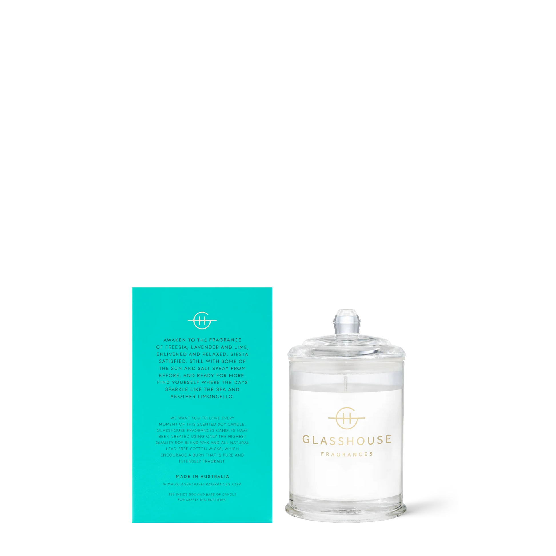 Lost in Amalfi Triple Scented Candle by Glasshouse Fragrances