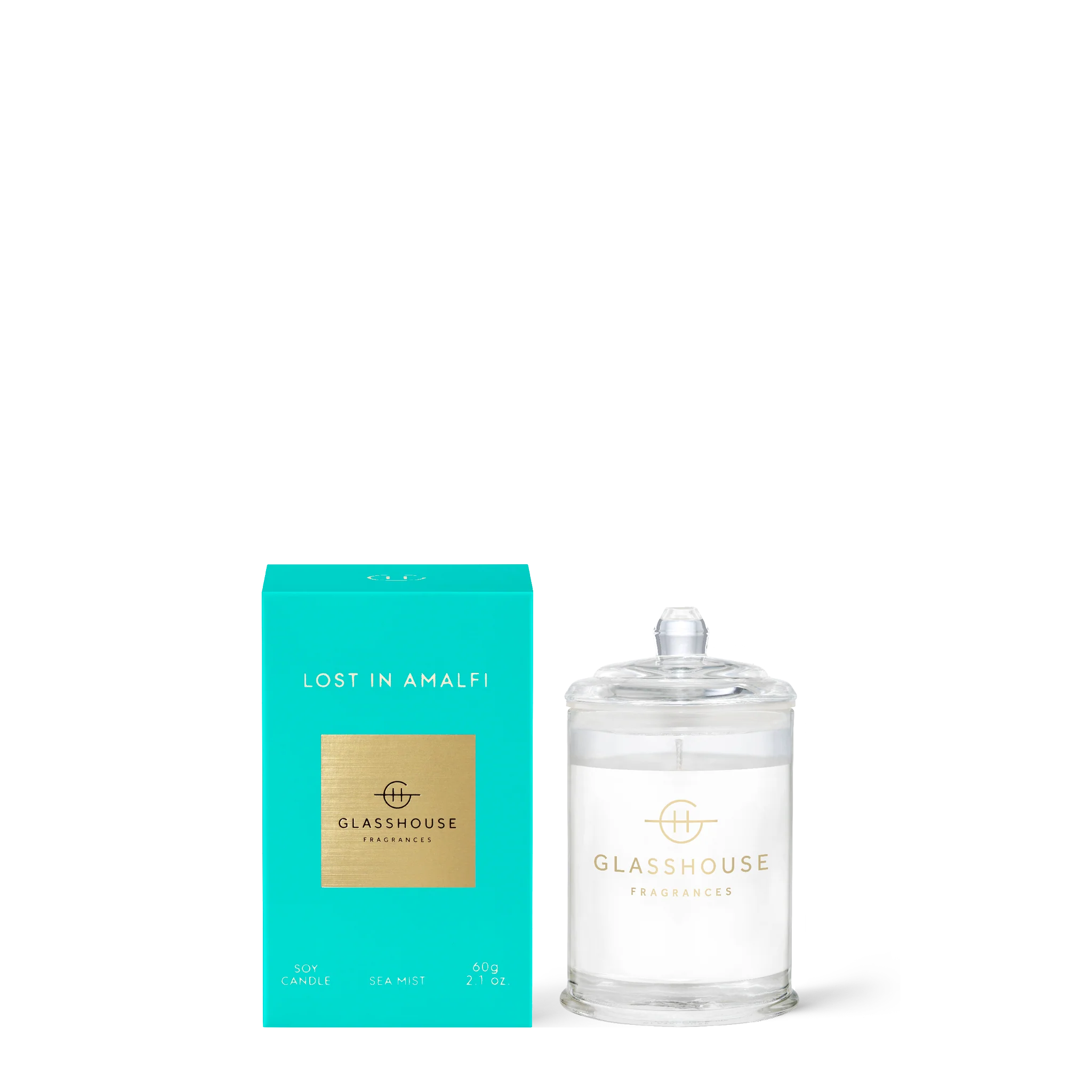 Lost in Amalfi Triple Scented Candle 2.1oz by Glasshouse Fragrances