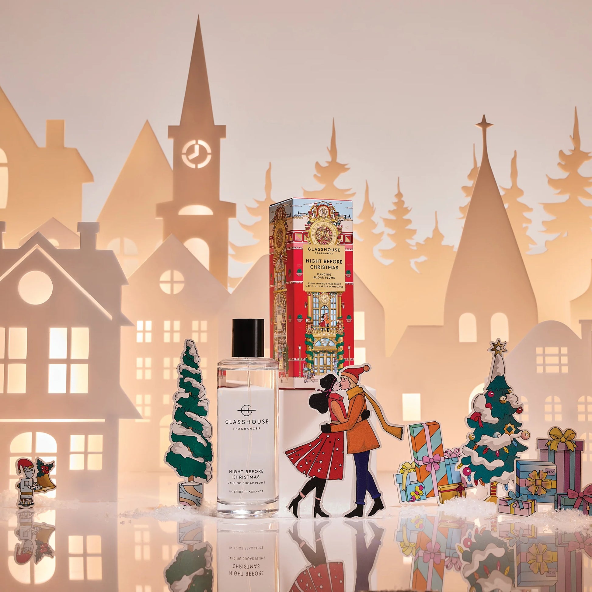 Glasshouse Fragrances Night Before Christmas Interior Fragrance 5.07 fl. oz by Glasshouse Fragrances