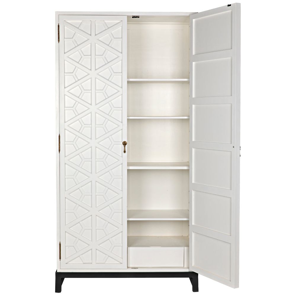 Maharadscha Hutch, Solid White by NOIR