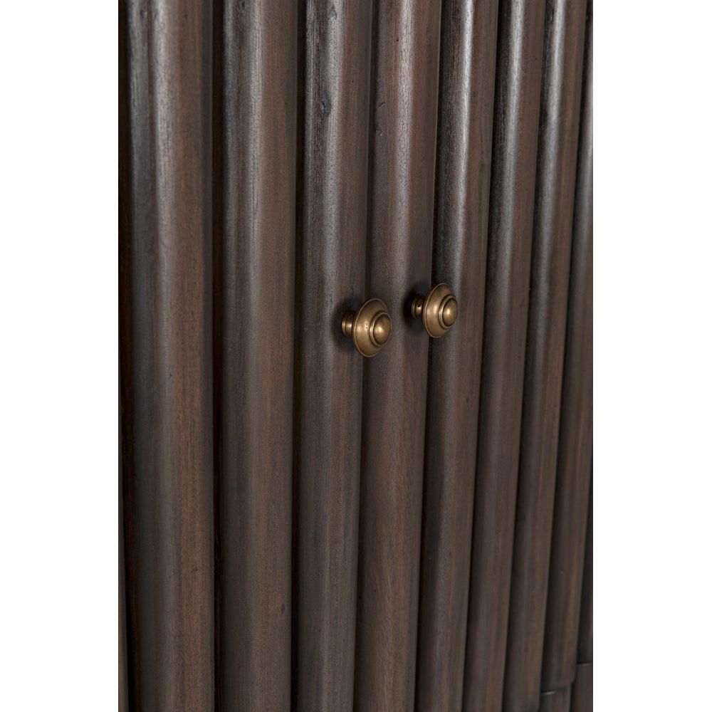 Amunet Hutch, Pale Rubbed with Light Brown Trim by NOIR