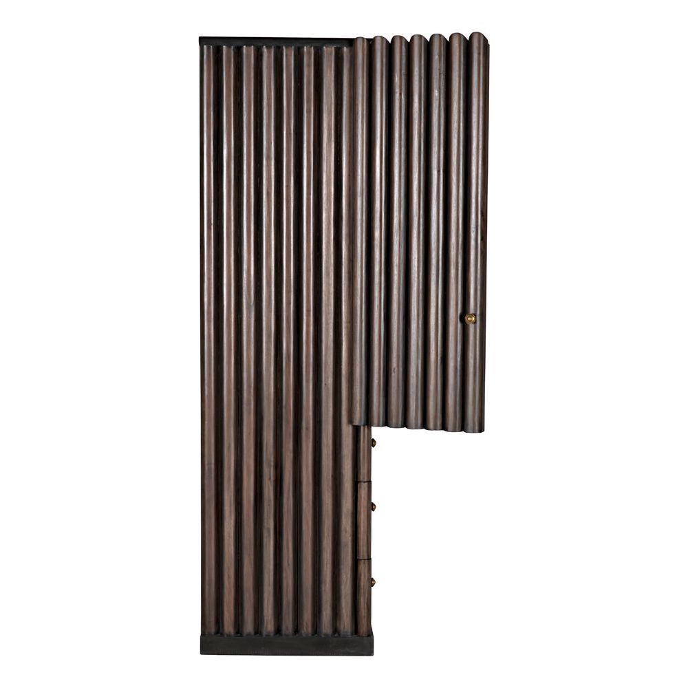 Amunet Hutch, Pale Rubbed with Light Brown Trim by NOIR