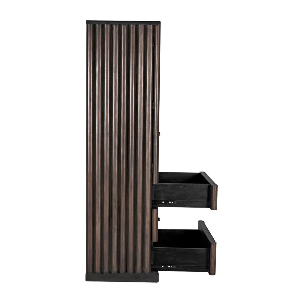 Amunet Hutch, Pale Rubbed with Light Brown Trim by NOIR