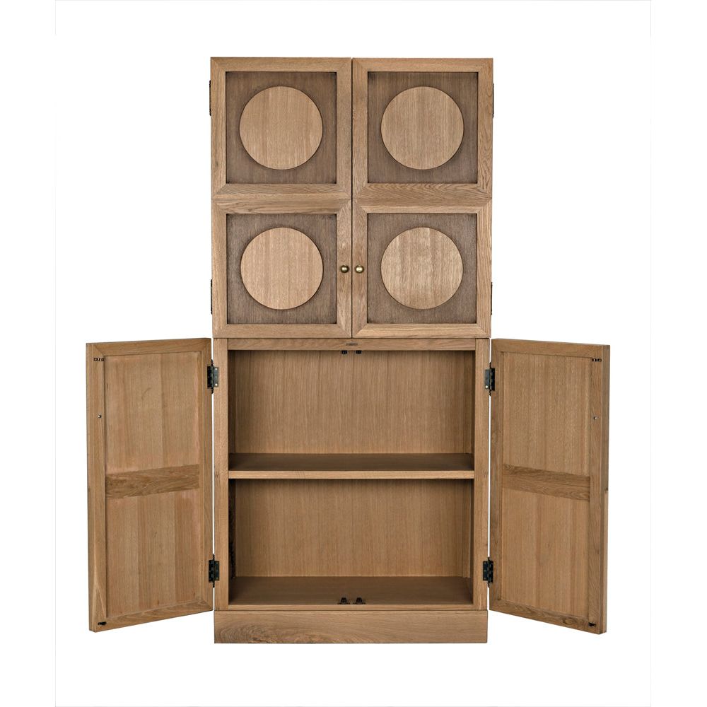 Wellington Hutch, White Oak by NOIR