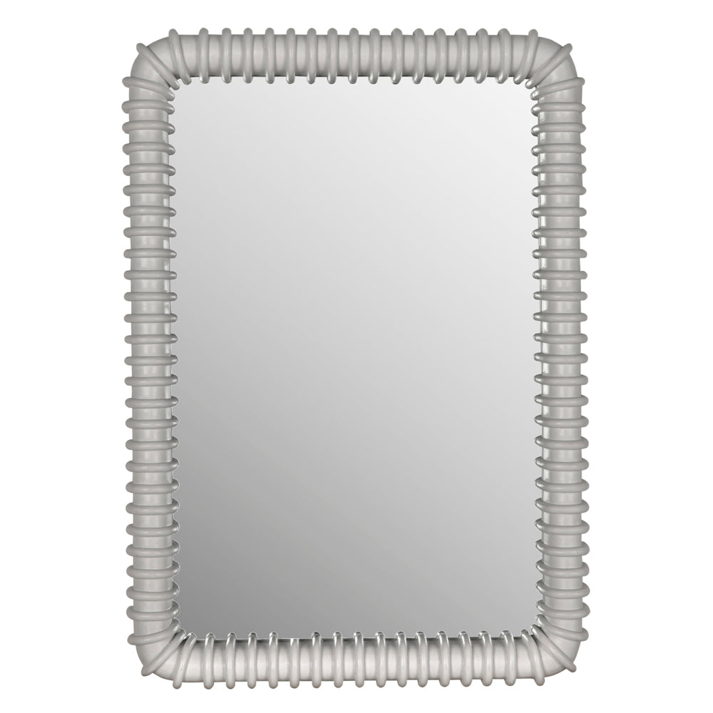 Toshi MIrror, Solid White by NOIR