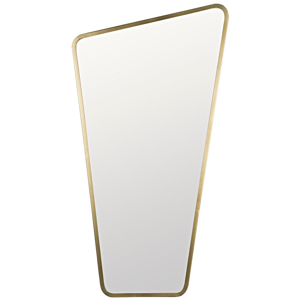 Juliet Mirror, Iron with Brass Finish by NOIR